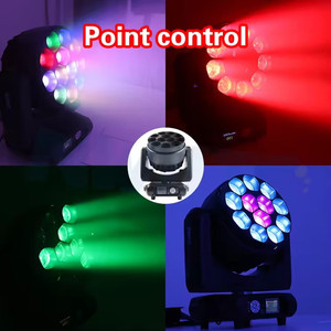 ไฟหัวขยับซูมพิกเซล YINUO 12*40W RGBW 4IN1 รุ่น Wash Light IP33 Ra80 CRI สูง ควบคุมด้วย DMX512 สำหรับงานแต่งงาน ปาร์ตี้ ดิสโก้ และคลับ - Product Image 5