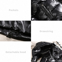 Vestes personnalisées pour hommes, veste en coton pour hommes, veste décontractée d'hiver imperméable et chaude de luxe