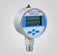 Manomètre numérique intelligent haute précision multi-unités (bar, PSI, MPa) avec écran LCD pour la mesure de la pression hydraulique et de gaz