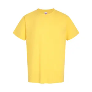 Fabricante personalizado cuello redondo Camiseta de manga corta en blanco publicidad verano básico Casual pareja camiseta lisa para hombres y mujeres