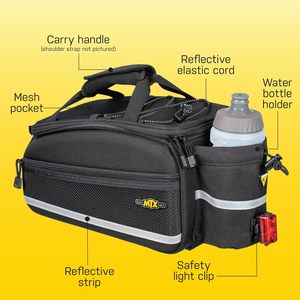 Venta caliente carcasa dura impermeable bicicleta Ebike maletero Pannier asiento bolsas para bicicleta estante trasero para viajeros viajes al aire libre - Product Image 2