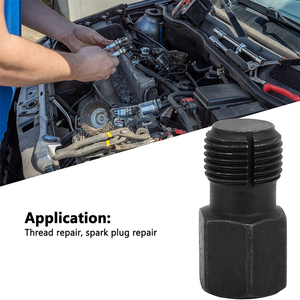 Dış altıgen 20mm oksijen sensörü konu M18 M18 * 3/8 konu ve buji onarım için evrensel 1.5 sürücü soket uydurma - Product Image 4