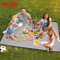 WOQI sac à dos imperméable EVA lavable en machine tapis de camping pliable tapis de pique-nique adapté aux fêtes de camping en plein air à la maison