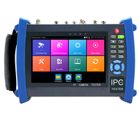 Probador de CCTV Android de 7 Pulgadas con Entrada/Salida 4K, Soporte para Cámaras Coaxiales e IP de 8MP, WiFi, PoE, Prueba de Cable y Pantalla Táctil Retina