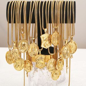 Collar con Colgante de Cruz de Acero de <span class=keywords><strong>Titanio</strong></span> de Moda al por Mayor para Hombres y Mujeres, Joyería Religiosa Unisex, Nueva Colección Primavera 2024 - Product Image 1