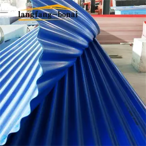 Langfang Bonai PVC Wellpappe Dachziegel/PVC Dachziegel/Spanisch Wellpappe Kunststoff Dach bahnen