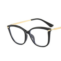 Nouveau Style lentille claire myope cadre coloré dos vert plat lunettes Logo personnalisé rétro femmes filtre lumière bleue lunettes