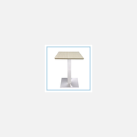 Pièces de meubles modernes en acier inoxydable, pieds de Table Stable, 1 pièce