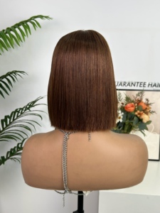 วิกผมบ๊อบแบบปิดหน้าผาก SDD 5*5  ผมแท้ 100%  สีผสม  ไม่ต้องใช้กาว  แบบตรง - Product Image 5