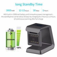 Lettore di Carte Bancarie NFC con Dati Visibili, Scanner Portatile Wireless OCR per Passaporti, PDF417, Patenti e Codici a Barre 2D QR