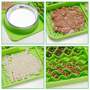 Tapis d'alimentation lente en silicone pour <span class=keywords><strong>chat</strong></span>, anti-étouffement, écologique, contrôle du poids, logo personnalisé, faible MOQ, vente en gros pour la santé digestive des chatons - Product Image 3