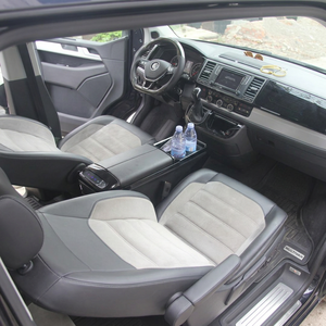 Reposabrazos Personalizado para Coche VW T5 T6 <span class=keywords><strong>Caravelle</strong></span> Multivan, Caja de Almacenamiento con Refrigerador Opcional, Consola Central Multiusos de Fácil Instalación - Product Image 1