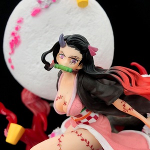 Figurine d'anime <span class=keywords><strong>Sexy</strong></span> Girls Demon Slayer GK, Ghostification Blood Burst Snow <span class=keywords><strong>Nezuko</strong></span> Anime PVC Model Decoration Figure - Product Image 2