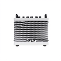Amplificateur de basse JOYO DC15B blanc certifié CE/RoHS avec fonction de boucle et d'accompagnement, construction métallique durable, commande par bouton, 6200g