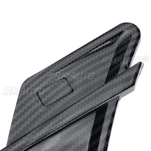 Cache d'aération latérale de pare-chocs noir/aspect fibre de carbone pour Mercedes-Benz W205 W204 W203 W211 W212 - Product Image 5