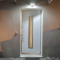 Lampe solaire LED à prix d'usine avec détecteur de mouvement, panneau solaire réglable, 108 LED, projecteur solaire pour jardin, cour