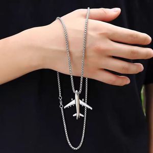 Collier pendentif papillon hip-hop personnalisable <span class=keywords><strong>en</strong></span> acier inoxydable unisexe, ne ternit pas, maillons personnalisés, plaqué argent, tendance, <span class=keywords><strong>pour</strong></span> le <span class=keywords><strong>voyage</strong></span> - Product Image 2