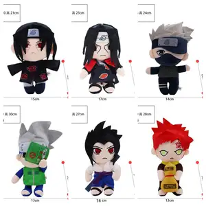 Promotionele Groothandel Ninja Narutos Knuffel Best Verkopende Anime Cartoon Figuur Pluche Poppen Kinderen Speelgoed