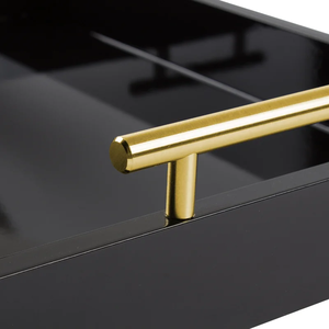 Soporte acrílico rectangular para encimera de baño, bandeja decorativa para Toalla de tocador, dormitorio, 24 inx10 - Product Image 6