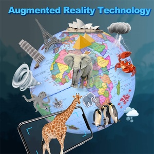 Globo Terráqueo Inteligente con Realidad Aumentada, Juguete Educativo de Geografía Mundial para Niños - Product Image 2