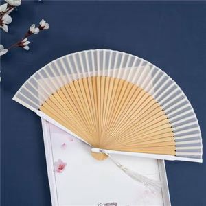Carved Bamboo <b>Handheld</b> <b>Fan</b> for Weddings Sandalwood Folding Openwork Design Painted Party Style Folding <b>Fans</b> - Product Image 2