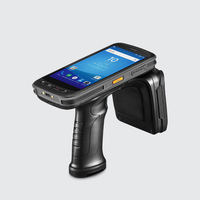 قارئ بطاقات إلكترونية محمول متين من Chainway طراز C72 يعمل بنظام أندرويد مع تقنية UHF RFID، مدى قراءة طويل، ماسح رمز UPC، جهاز PDA للمستودعات