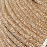 Cordon de mobilier d'extérieur 100% polyester antistatique enduit PVC occultant 4mm 6mm beige imperméable résistant aux UV 10kg pour rideaux