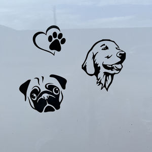 Calcomanías de vinilo para ventana troqueladas bonitas y personalizadas, calcomanías para camiones y portátiles para coches, calcomanías personalizadas para perros, regalos únicos - Product Image 4