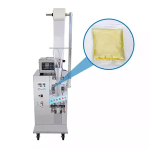 Automatic three side liquid water milk edible oil juice Soy sauce beverage sealing and filling machine