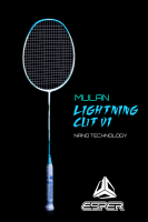 Raquettes de badminton de conception nouvelle avec fibre de graphite Toray tissée 1K, 32 lb avec cadre de tige de 6,8 mm, raquette de badminton