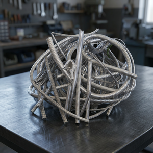 Manufacturer Competitive Price Top Grade Aluminum Wire <b>Scrap</b> Export Bulk High Quality 99.9% Al Content 50kg TH Model ALW-742032 - Product Image 2