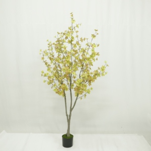 Nhà máy trong nhà trang trí nhân tạo mùa thu lá cây nhân tạo Bonsai - Product Image 4