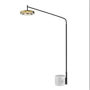 Lámpara de pie de metal creativa de lujo con fuente de luz LED y control de interruptor para dormitorio, estudio, sala de estar, diseño de interiores - Product Image 1