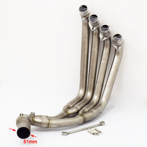 Sistema de escape para motocicleta CB650F <span class=keywords><strong>CB650R</strong></span> CBR650 CBR650F años 2014-2022, silenciador y tubo de conexión delantero - Product Image 5