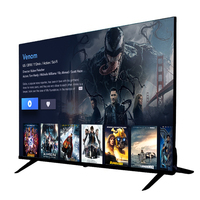 Téléviseur intelligent LED 4K UHD haute luminosité de 24 à 110 pouces pour l'Asie du Sud-Est, vente en gros, ODM personnalisé, panneau en verre de qualité supérieure
