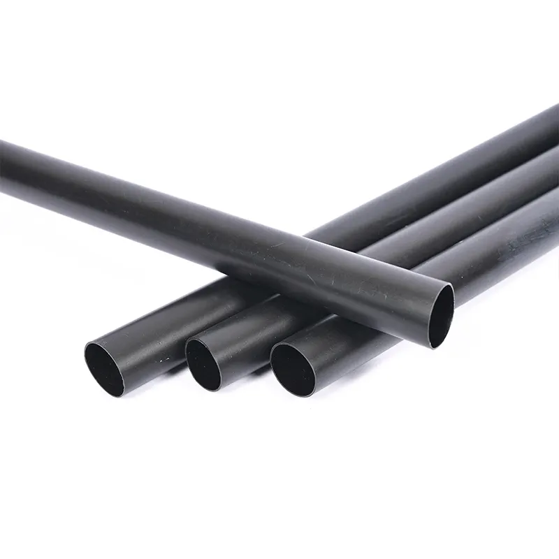 Medium wall tube Cable Stress Control Tubing 11kV 35KV Black Tubing with Adhesive Dual Wall heat shrink tubing cable joint kit