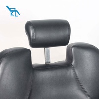 Chaise de salon de coiffure pour hommes, style européen rétro, chaise de salon de coiffure haut de gamme, peut être posée à l'huile, chaise de tête, salon de coiffure, coupe de cheveux