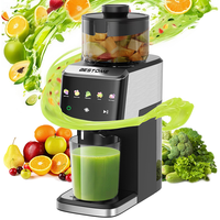 Extracteur de jus lent à froid multifonctionnel électrique domestique de haute qualité pour fruits et légumes, robuste
