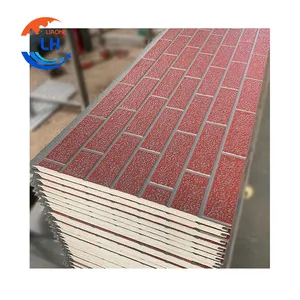 Fire Proof Metal Cladding Insulation Sandwich Panel Using Instead of Fiber Cement Board Water Proof