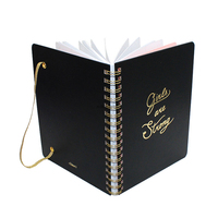Journal personnalisé A5 carnet de notes Agenda couverture rigide carnet de notes en cuir PU