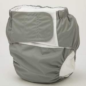 OEM popok kain dewasa dapat digunakan kembali uniseks dapat dicuci popok renang popok kain inkontinensia dapat disesuaikan dengan kancing disesuaikan tersedia - Product Image 6