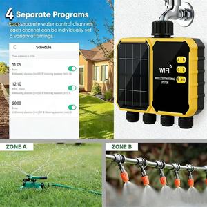 Temporizador <span class=keywords><strong>de</strong></span> <span class=keywords><strong>Riego</strong></span> <span class=keywords><strong>Solar</strong></span> <span class=keywords><strong>de</strong></span> 4 Salidas, Control Remoto Inteligente por WiFi, Temporizador <span class=keywords><strong>de</strong></span> Aspersores Automático - Product Image 2