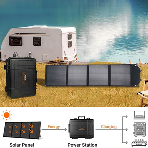 Générateur d'énergie solaire portable 1000W 2000W 3000W, station d'alimentation mobile avec panneaux solaires pliables - Product Image 4