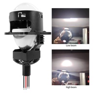 Chenlang 3 pouces 140W Bi LED Projecteur Lentille Phares Avec Double Tasses Bi-LED Puissant Phare Projecteurs Modification Lumières