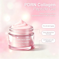 Crème Visage Personnalisable OEM au Collagène et Peptides Roses 2% PDRN Hydratante, Raffermissante, Éclaircissante, Réparatrice pour la Peau – Soin de la Peau Marque Privée