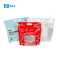 Sacs d'emballage alimentaire personnalisés pour snack emballage à fermeture éclair pochette debout avec fermeture éclair sacs de snack personnalisé sac de snack avec logo