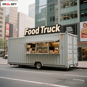 Café Design, Bar Conteneur, Remorque Alimentaire Remorquable, Bâtiment de Bureau Extérieur Multifonctionnel, Chariot Alimentaire Commercial - Product Image 2