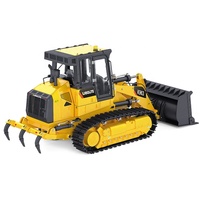 Huina Kabolite K963 963 1/16 RTR Bulldozer radiocommandé en métal, modèle de construction mécanique hydraulique RC Crawler Loader