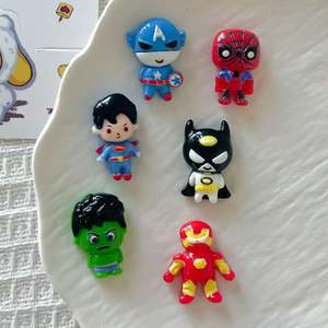 Dessin animé dynamique <span class=keywords><strong>Marvel</strong></span> petit héros résine poupée pendentif écologique porte-clés sac suspendus ornements pour filles péricarde sac - Product Image 1