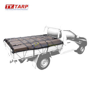 Red de carga de malla de PVC de servicio pesado de fábrica Red de seguridad de fácil instalación resistente a rayos UV y desgarro para estante de almacén - Product Image 1